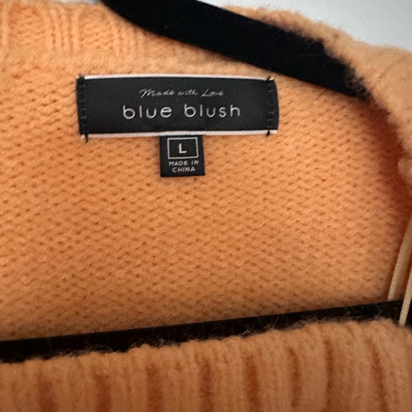 Peach Knit Bandeau & Cardigan - Picture 3 of 3